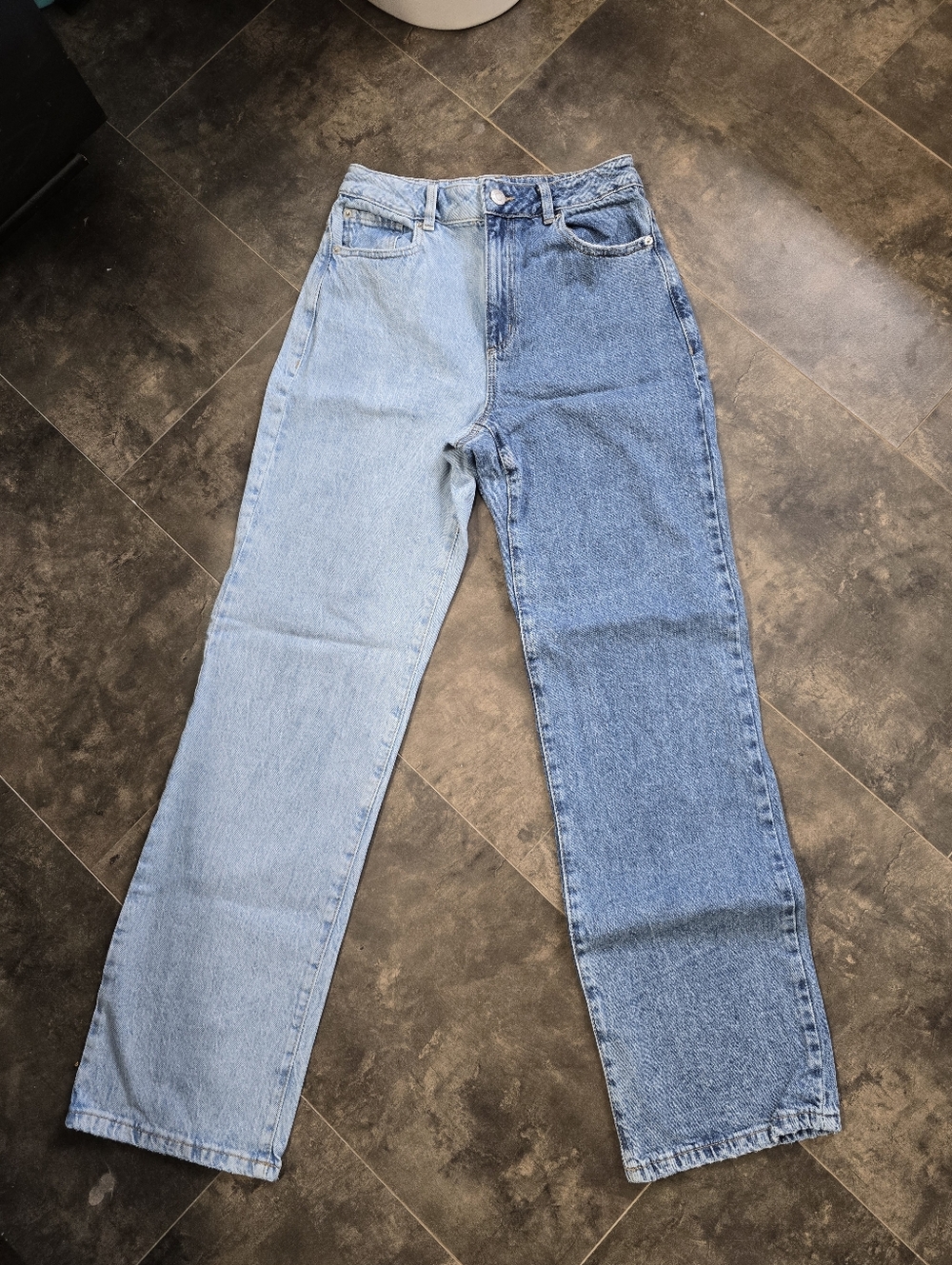 Two-Tone GARAGE Blue High-Rise Women’s Jeans